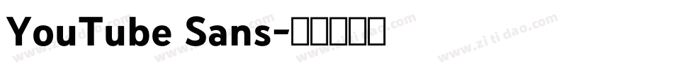 YouTube Sans字体转换